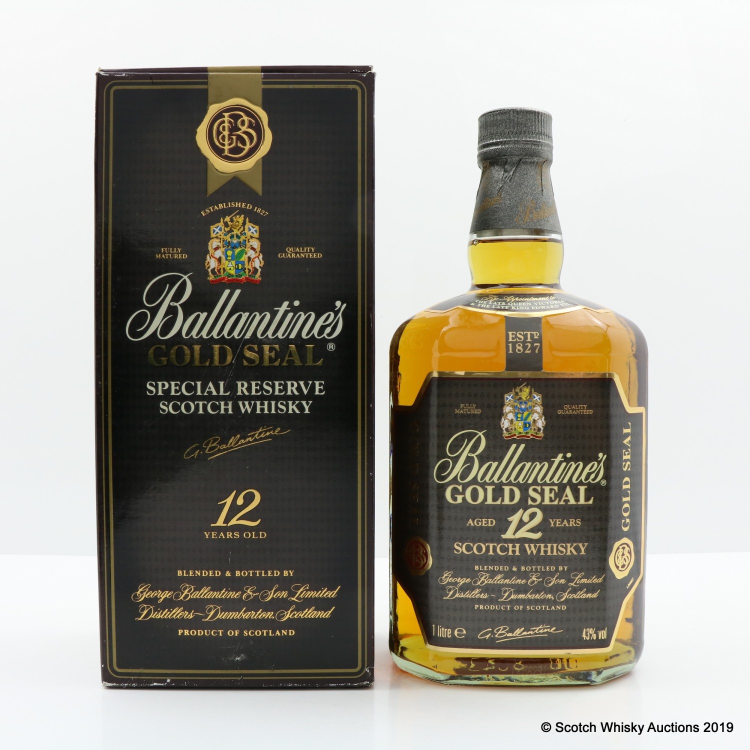 Ballantine's 12 Year Old Gold Seal 1L The 99th Auction Scotch