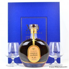 CHATEAU LAUBADE XO ARMAGNAC WITH 2 GLASSES
