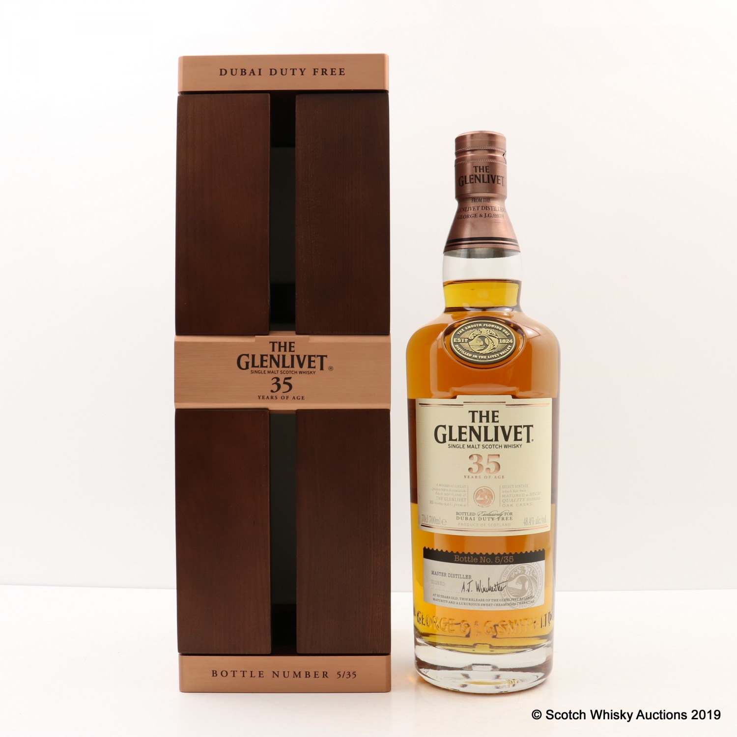 Glenlivet 35 Year Old Dubai Duty Free Edition The 99th Auction