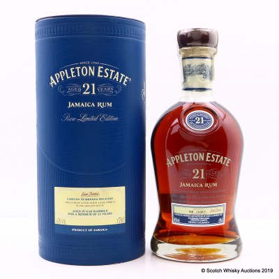 Appleton Estate 21 Year Old Jamaican Rum