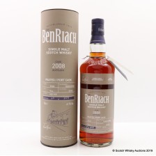BENRIACH 2008 9 YEAR OLD PEATED PORT CASK  2048