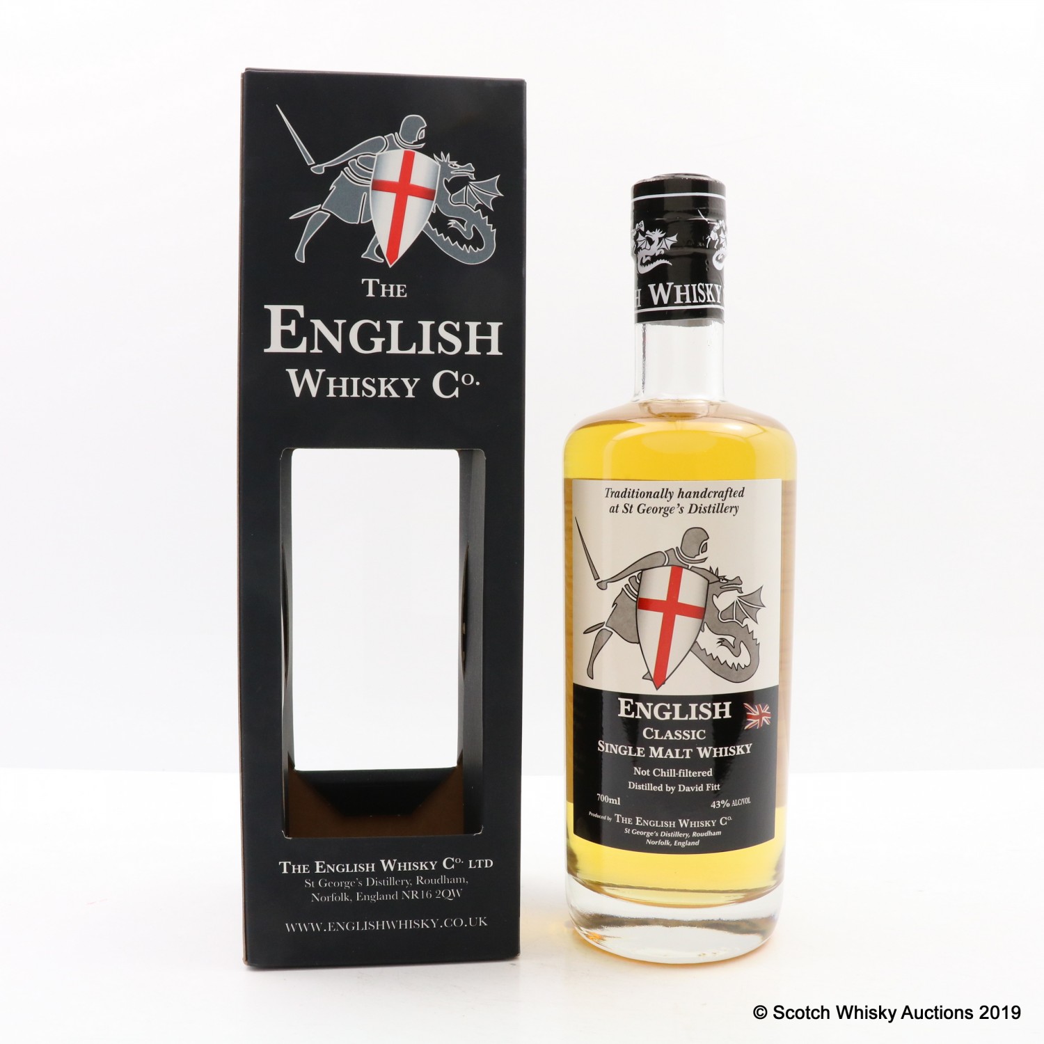 English Whisky Co Classic Single Malt Whisky The 100th Auction