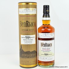 BENRIACH 1994 13 YEAR OLD RICHLY PEATED CASK