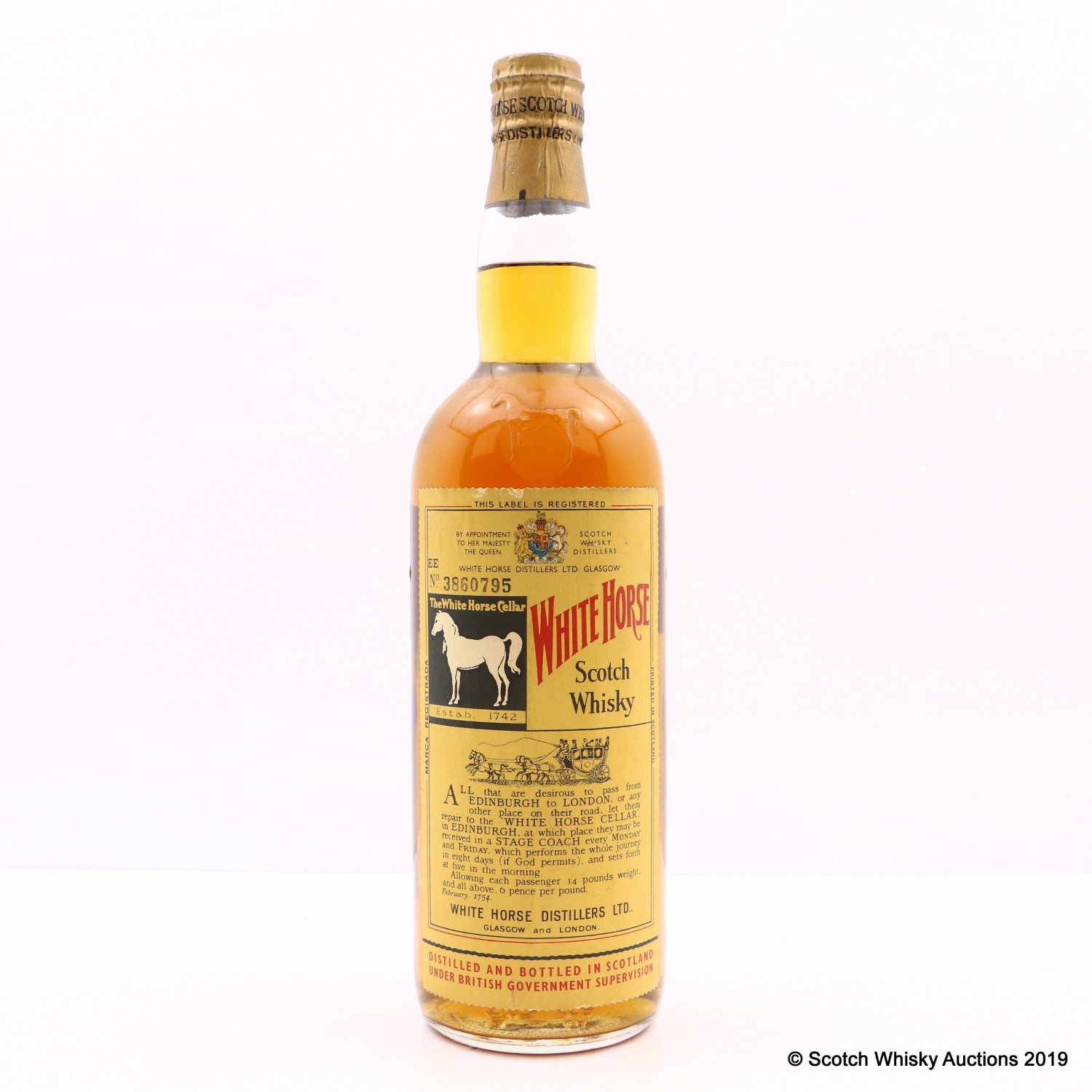 White Horse Spring Cap The 100th Auction Scotch Whisky Auctions