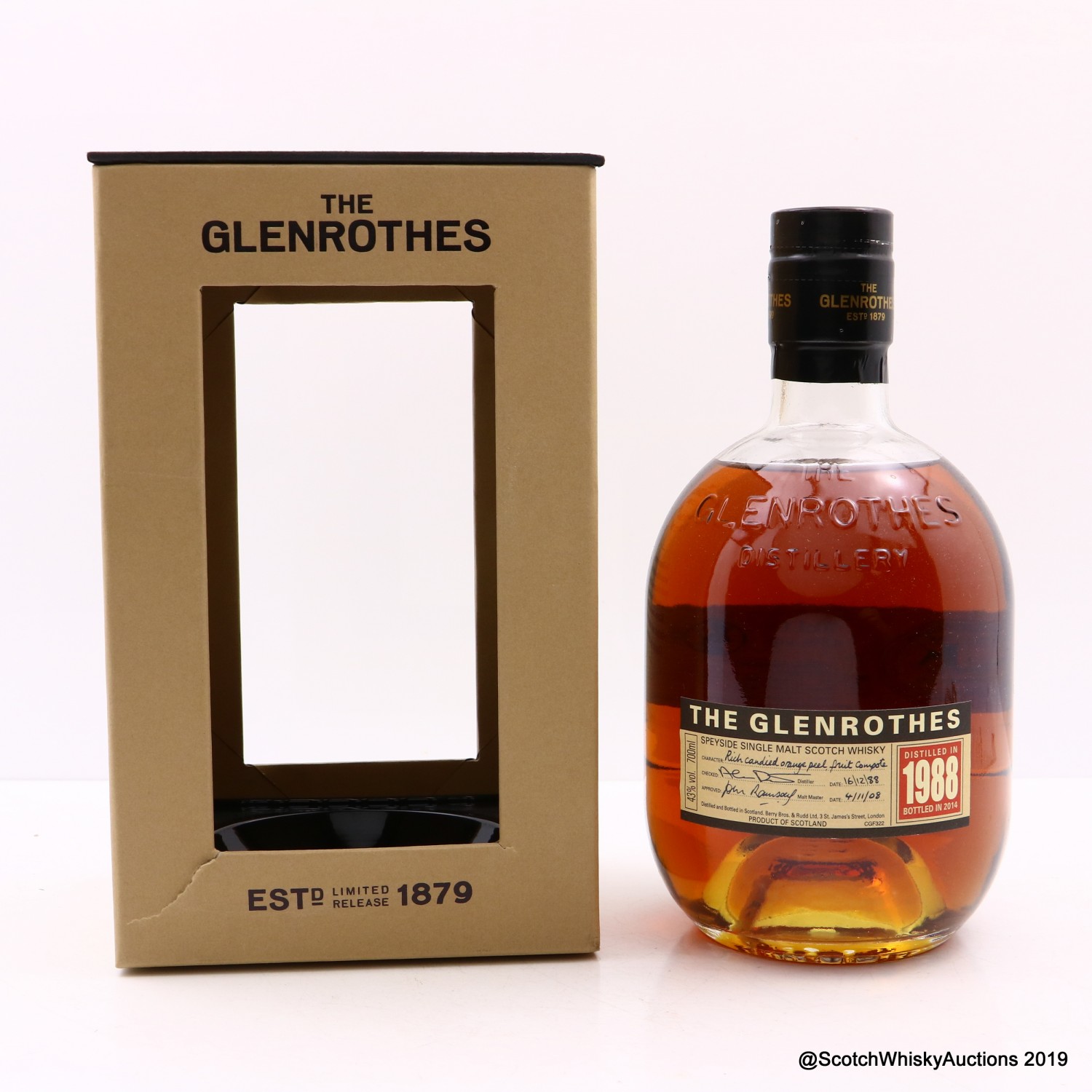 Glenrothes 1988 The 100th Auction Scotch Whisky Auctions