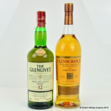 Glenlivet 12 Glenmorangie Original 10