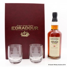 EDRADOUR 10 YEAR OLD DISTILLERY EDITION WITH GLASSES SET