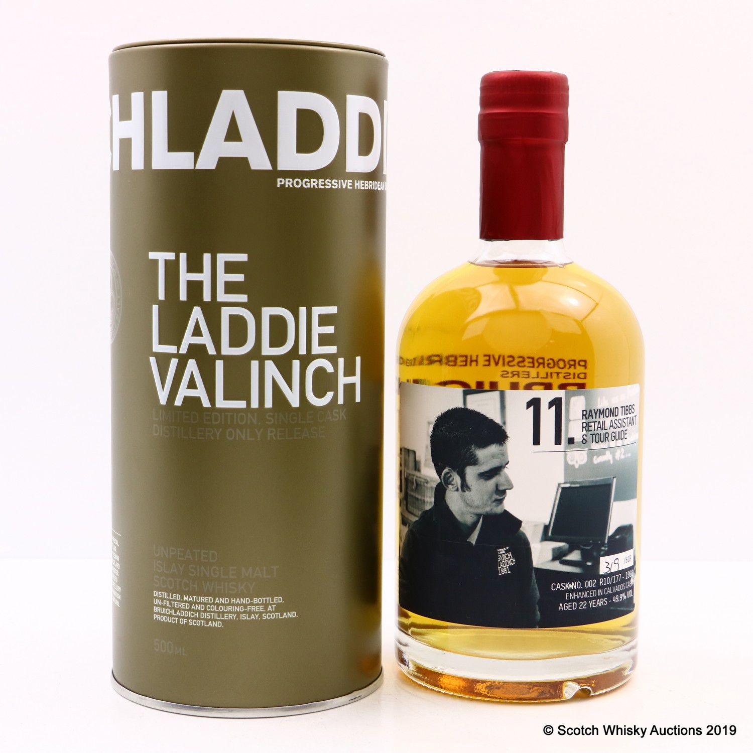 Bruichladdich Valinch 11 Raymond Tibbs 50cl The 101st Auction Scotch Whisky Auctions