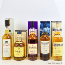 Clynelish 14 Dalwhinnie 15 Balmoral Malt Talisker 10 Cragganmore 12 5 X 20cl