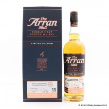 ARRAN 2001 15 YEAR OLD LIMITED EDITION FOR WWW ARRANWHISKY COM