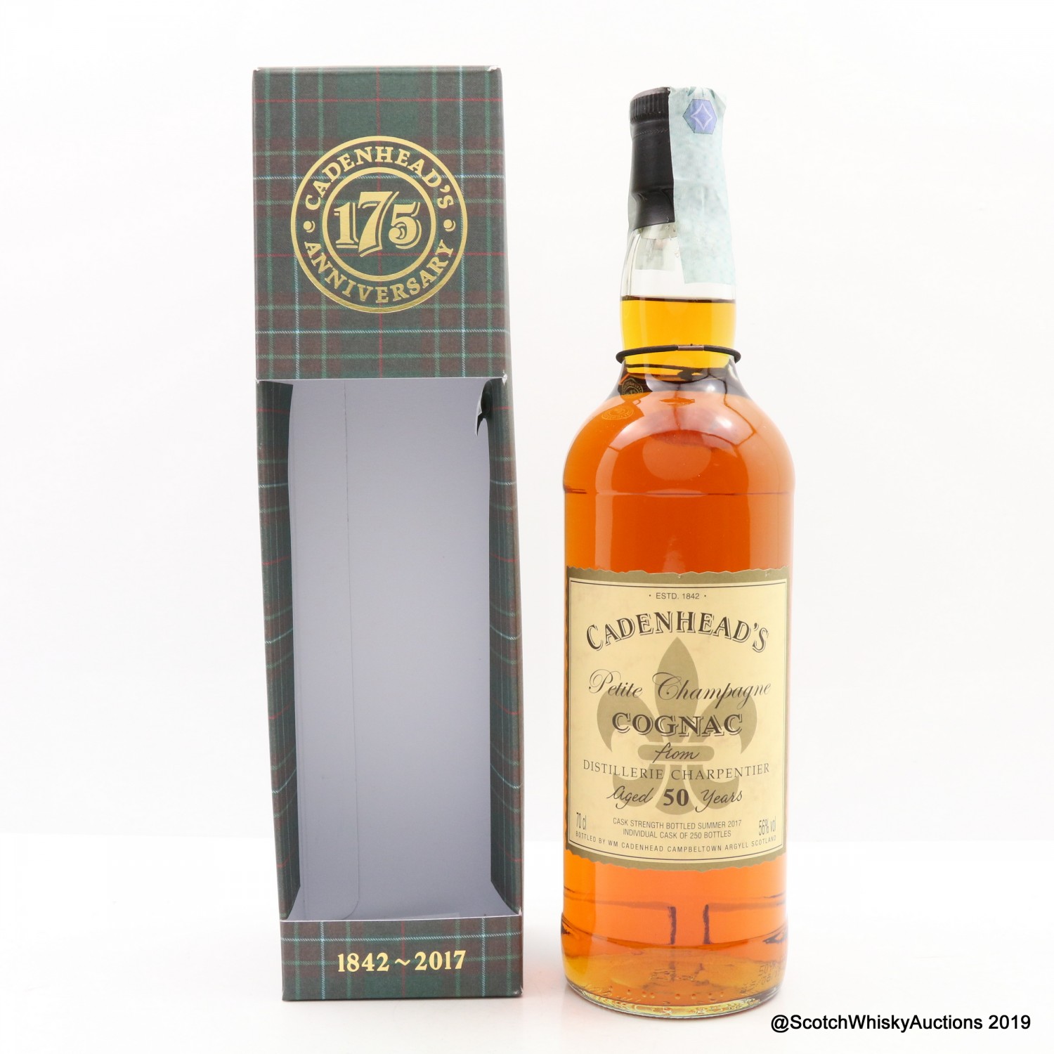 Distillerie Charpentier 50 Year Old Petite Champagne Cognac Cadenhead's