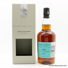 BUNNAHABHAIN 1988  A CHANDLER S TOBACCO POUCH  WEMYSS MALTS