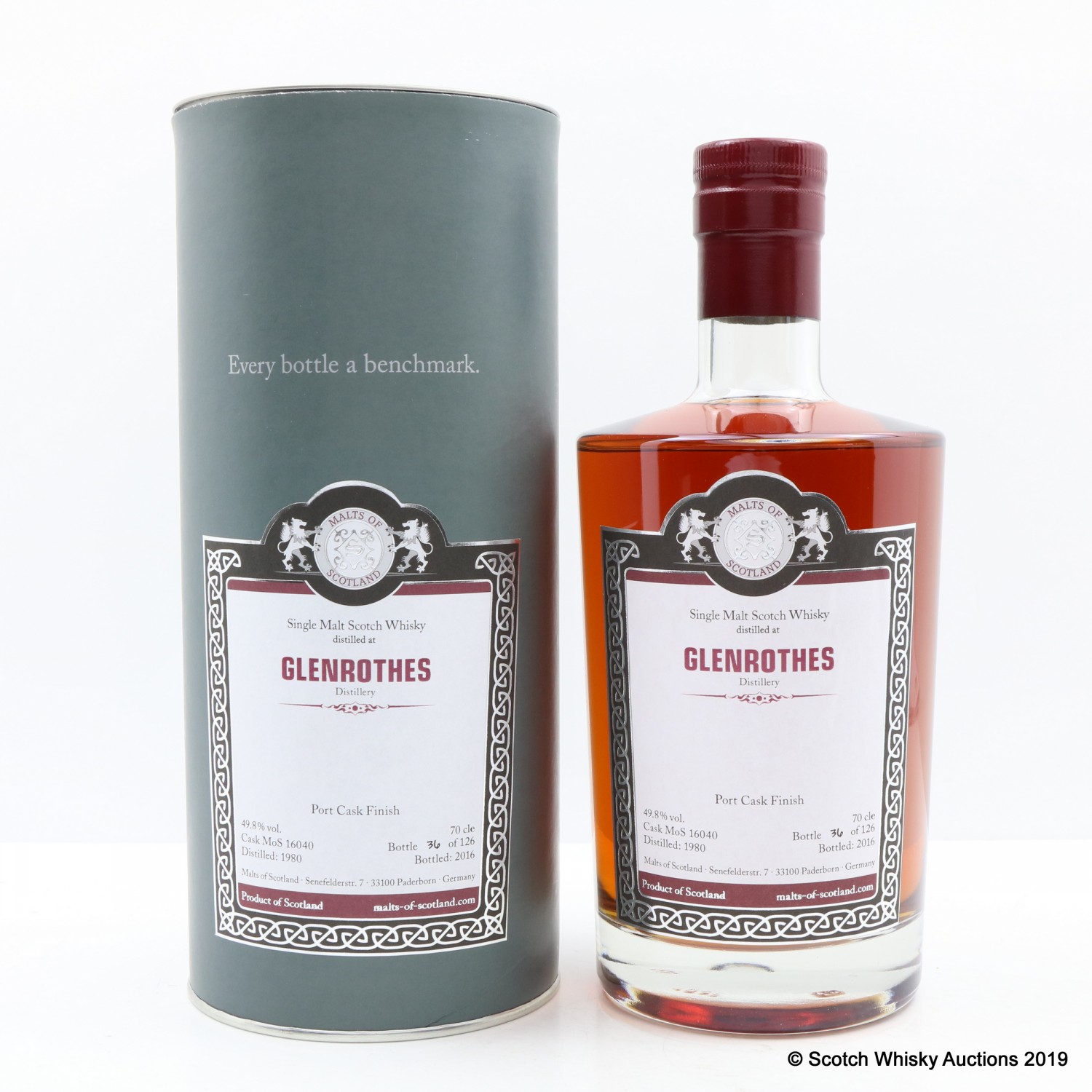 Glenrothes 1980 Malts Of Scotland The 101st Auction Scotch Whisky Auctions