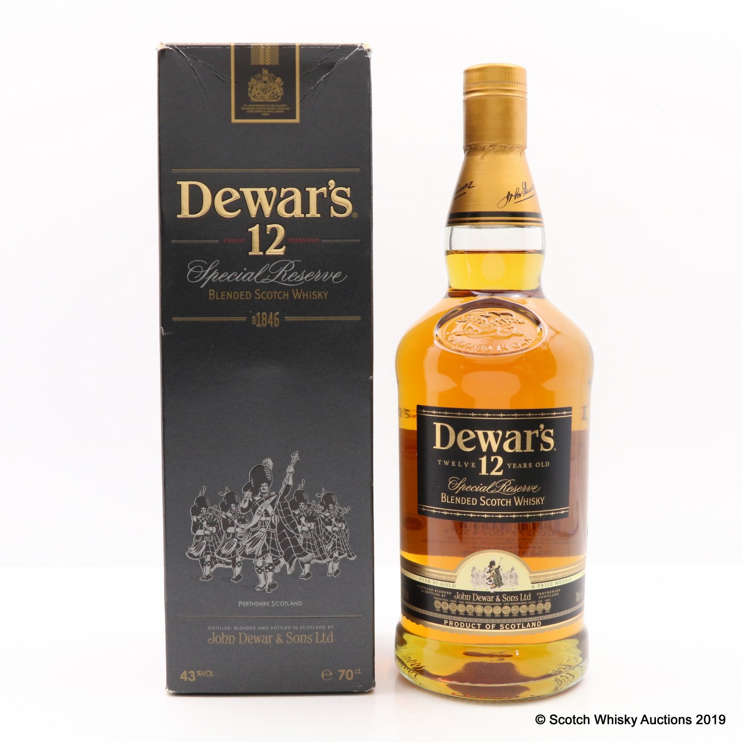 Dewar's 12 Year Old Special Reserve The 101st Auction Scotch Whisky