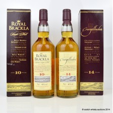 ROYAL BRACKLA 10 YEAR OLD   CRAIGELLACHIE 14 YEAR OLD