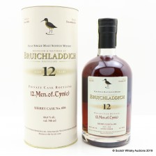 BRUICHLADDICH 2003 12 YEAR OLD PRIVATE CASK  606 12 MEN OF TYN E  WHISKYBROKER