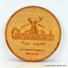 Glenfiddich Wooden Plaque