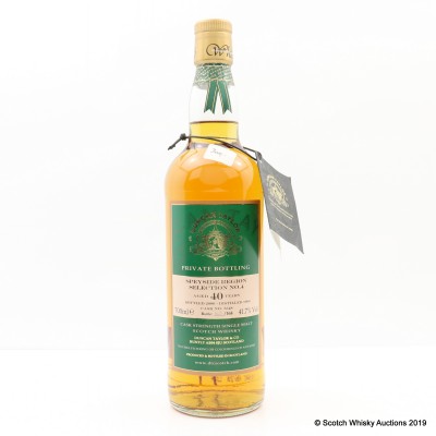 Speyside Single Malt 1966 40 Year Old Speyside Region Selection No.4 Duncan Taylor