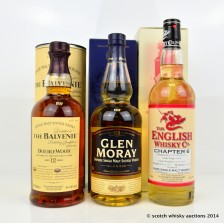 Balvenie Doublewood 12 Glen Moray Classic English Whisky Co Chapter 6