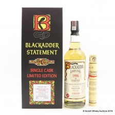 Springbank 1996 19 Blackadder Raw Cask Statement