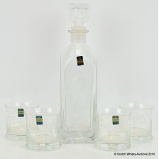 Beneagles Crystal Decanter Glasses X 4
