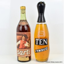 SARTI VECCHIA BRANDY 1L   BLACK TEN FYNSEC