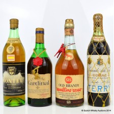 Fernando Ade Terry Cognac Cardinal Cognac Cavallino Old Brandy Montel Brandy