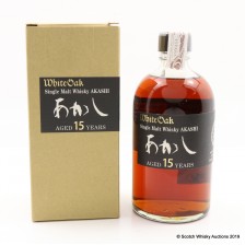 AKASHI WHITE OAK 15 YEAR OLD KONARA CASK  40100 50CL