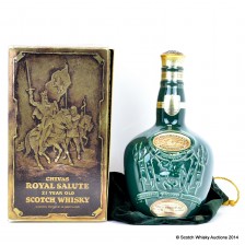 CHIVAS ROYAL SALUTE 21 YEAR OLD EMERALD FLAGON 26 2 3 FL OZS