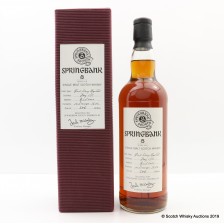 Springbank 1995 8 Society Bottling