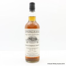 Springbank 1996 Private Cask 12 196 J Brass