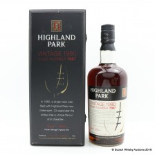 HIGHLAND PARK 1980 23 YEAR OLD SINGLE CASK  7367