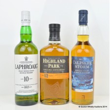 Laphroaig 10 Talisker Storm Highland Park Park 12