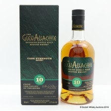 GLENALLACHIE 10 YEAR OLD CASK STRENGTH BATCH 1