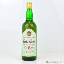 TALISKER 8 YEAR OLD 26 2 3 FL OZS