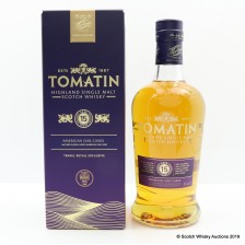 Tomatin 15 American Oak Casks