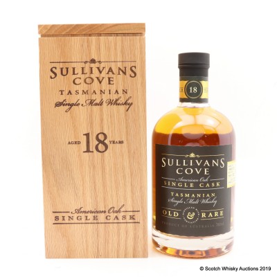 Sullivan's Cove 1999 18 Year Old Single Cask #HH0107