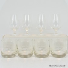 MACALLAN GLASSES X 4   MASTER OF MALTS NOSING GLASSES X 4