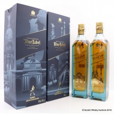 Johnnie Walker Blue Label Barcelona Edition Madrid Edition 2 X 70cl