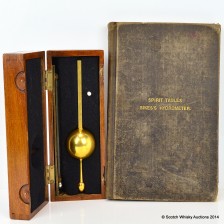 Dring Fage Customs And Excise Hydrometer With Spirit Tables