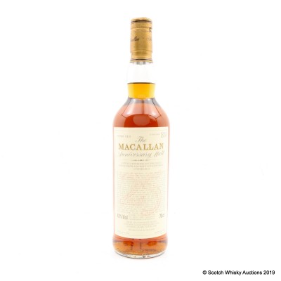 Macallan 1966 Over 25 Year Old Anniversary Malt