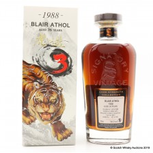 BLAIR ATHOL 1988 26 YEAR OLD SIGNATORY TIGER S SELECTION